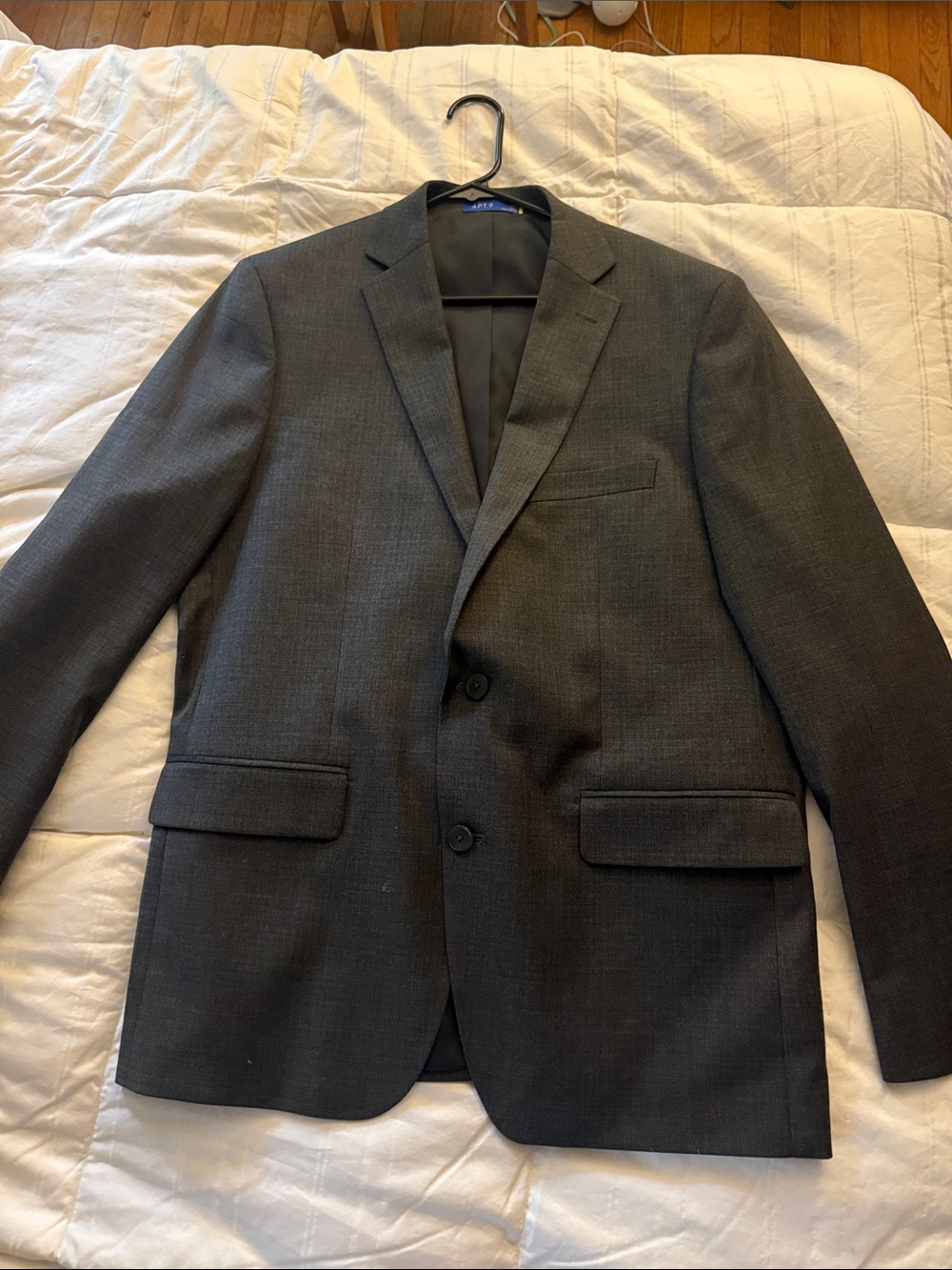 Apt. 9 Dark Gray Two-Button Sport Coat 42R worn once!